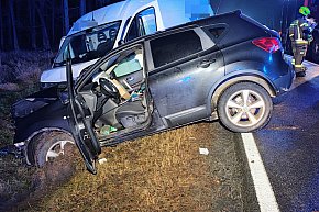 Groźny wypadek na DK20 koło Szczecinka-9401