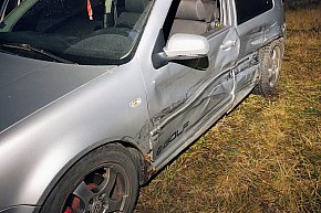 Groźne zderzenie fiata i volkswagena na DW172-9403