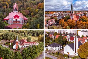 Szczecinek z lotu ptaka – kościoły w jesiennej odsłonie ZDJĘCIA-50058