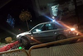 Pijany kierowca wjechał w metalowe serce-50303