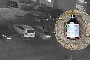 Oblał samochód śmierdzącą substancją. Monitoring nagrał sprawcę [WIDEO]-50618