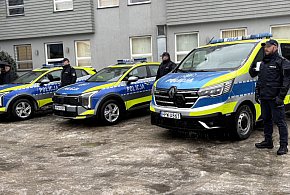 Szczecineccy policjanci mają trzy nowe radiowozy. Zakup wsparły samorządy.
