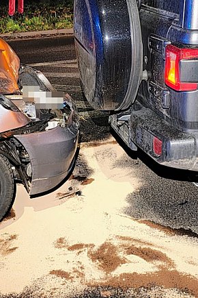 Trzy auta zderzyły się na ul. Cieślaka-9341