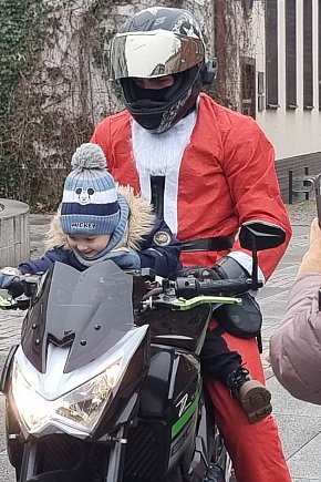 Moto Mikołaje na ulicach Szczecinka-9367