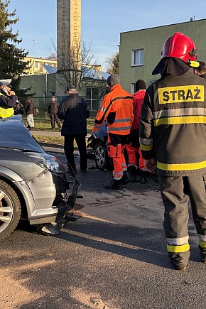 Wypadek na ul. Szczecińskiej w Szczecinku.-9394
