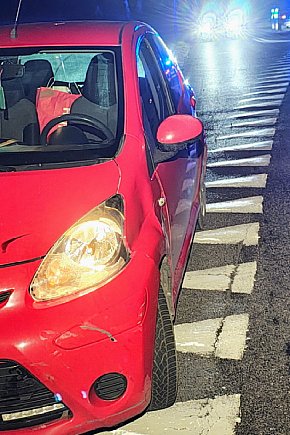 Wypadek na DK20 w Krągach.-9413