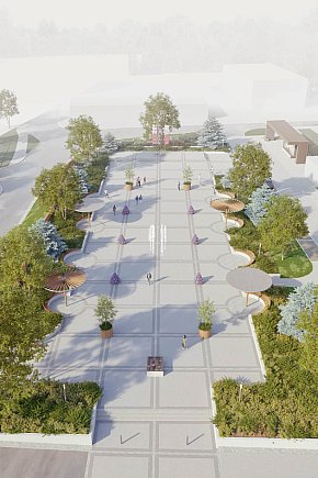 Wizualizacje nowego centrum Białego Boru-9423