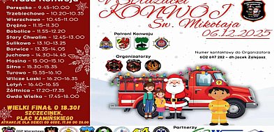V Strażacki Konwój Św. Mikołaja już w sobotę. Wielki finał w Szczecinku-51117