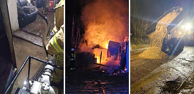Alarm za alarmem. Zalania i pożar. Pracowita noc strażaków