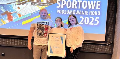 Maja Kuchar, trenerka i miasto wyróżnieni na gali sportu.