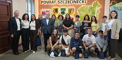 Hiszpańska młodzież z wizytą w powiecie szczecineckim