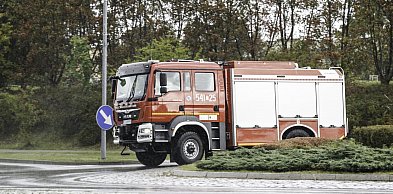 Wieczorna akcja straży w Kronospanie. Na miejscu pięć zastępów