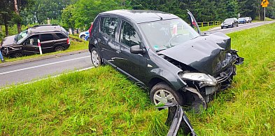 Zderzenie dwóch aut na trasie do Bornego Sulinowa
