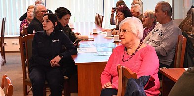 Debata „Bezpieczny Senior” w szczecineckiej komendzie.-50142