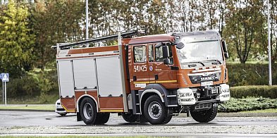 Strażacy ruszyli do zgłoszenia o wycieku-49989