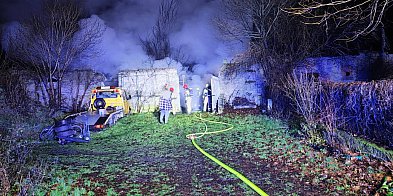 Pożar budynku w Krągach. Obiekt spłonął-51204