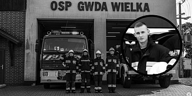 Strażacy oddali hołd Kamilowi Woźniakowi.-51685