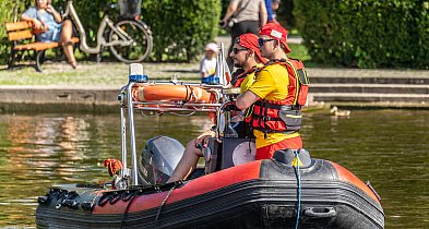 Ratownicy WOPR zakończyli sezon nad Trzesieckiem. -49160