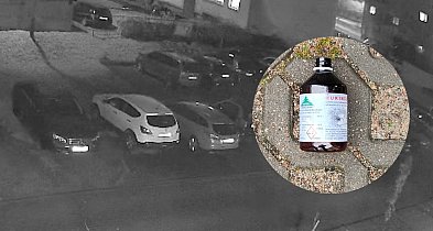 Oblał samochód śmierdzącą substancją. Monitoring nagrał sprawcę [WIDEO]-50618