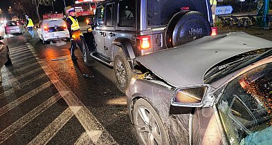 Trzy auta zderzyły się na ulicy Cieślaka w Szczecinku-50786