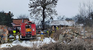Pożar w sobotnie popołudnie. Co się stało na Leśnej?