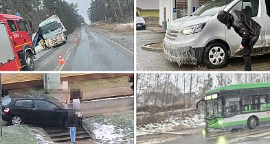 Skrajnie trudne warunki w Szczecinku. Służby walczą z gołoledzią