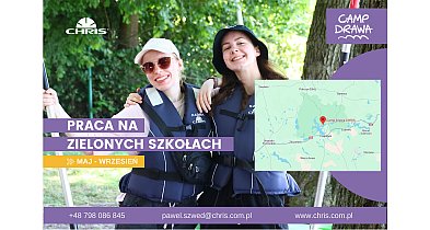 Praca na Zielonych Szkołach – dołącz do zespołu Camp Drawa!