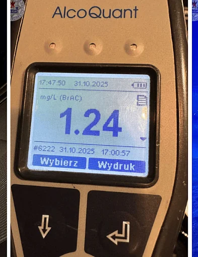 Pijany wsiadł za kierownicę BMW. Dużo wydmuchał-50390