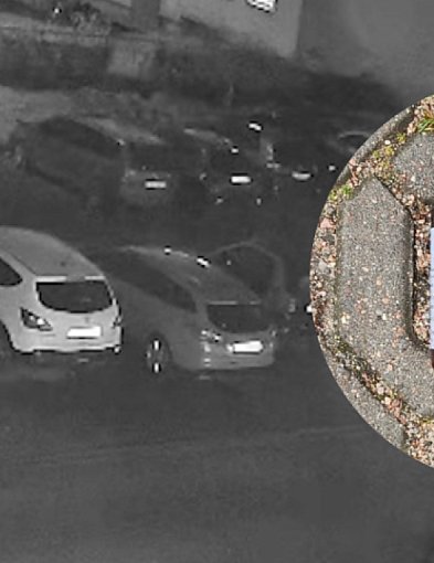 Oblał samochód śmierdzącą substancją. Monitoring nagrał sprawcę [WIDEO]-50618