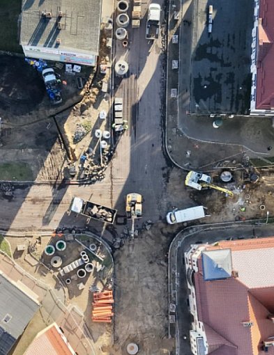 Tak powstaje nowe rondo w centrum Szczecinka [WIDEODRON]-50991