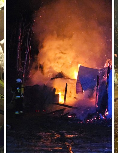 Alarm za alarmem. Zalania i pożar. Pracowita noc strażaków