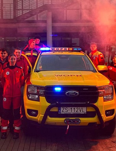 WOPR Szczecinek z nowym autem ratowniczym