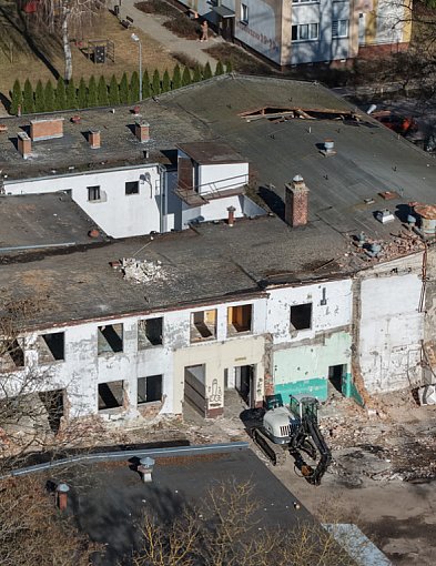 Dawna Słowianka znów budzi zainteresowanie. Trwają prace przy budynku