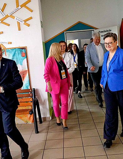 Wiceminister Edukacji Katarzyna Lubnauer z wizytą w Turowie