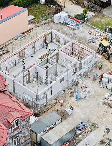 Budowa w centrum nabiera tempa. Ważna inwestycja dla niepełnosprawnych