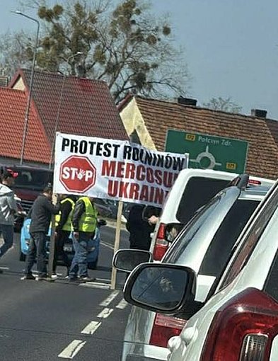 PULS REGIONU: Protest rolników w Barwicach. Duże utrudnienia