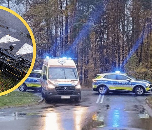 Potrącenie rowerzysty na ulicy Pilskiej w Szczecinku-50330