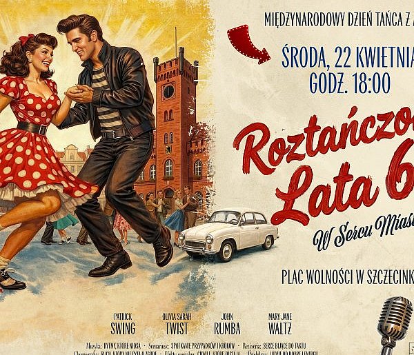 Szczecinek cofnie się w czasie. Plac Wolności jak z lat 60.