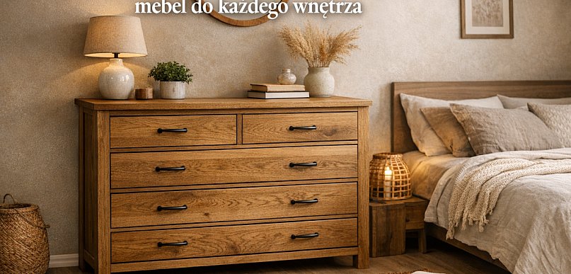 Drewniana komoda z szufladami: porządek, styl i mebel na lata