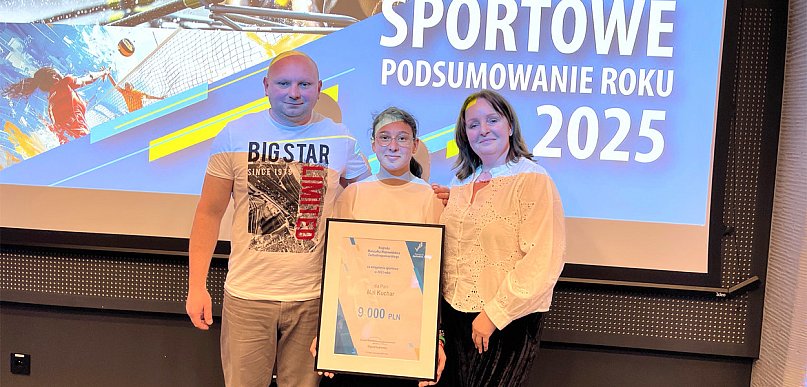 Maja Kuchar, trenerka i miasto wyróżnieni na gali sportu.