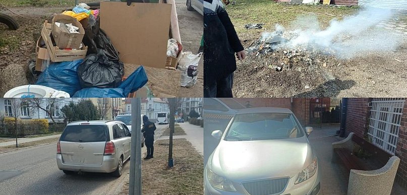 Parkowanie, hałas i śmieci. 134 interwencje strażników miejskich.