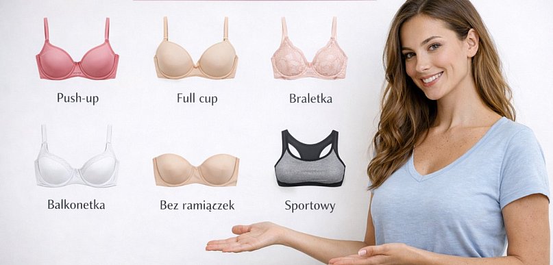 Rodzaje biustonoszy – jak wybrać idealny model do sylwetki i okazji?