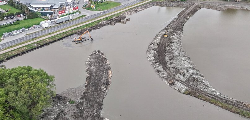 "Wapna" zmieniają się z dnia na dzień. Widać już nowe brzegi