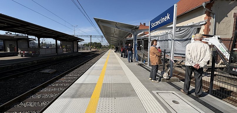 Duża modernizacja na stacji Szczecinek. Są pierwsze efekty