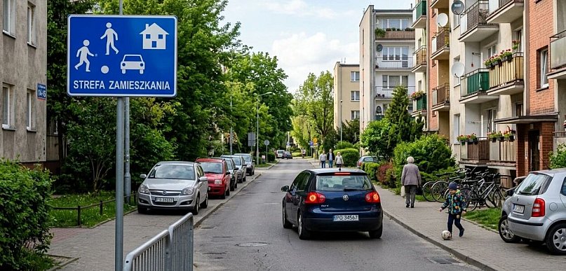 Z jaką prędkością nie możesz poruszać się w strefie zamieszkania?