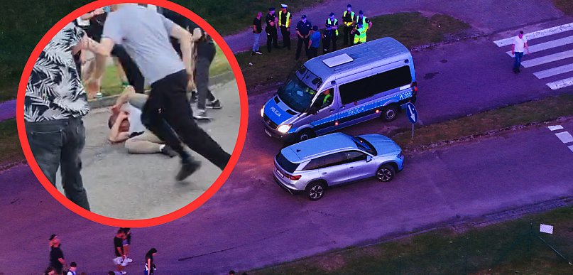 Pierwsza wakacyjna impreza i takie sceny. Interweniowała policja [WIDEO]