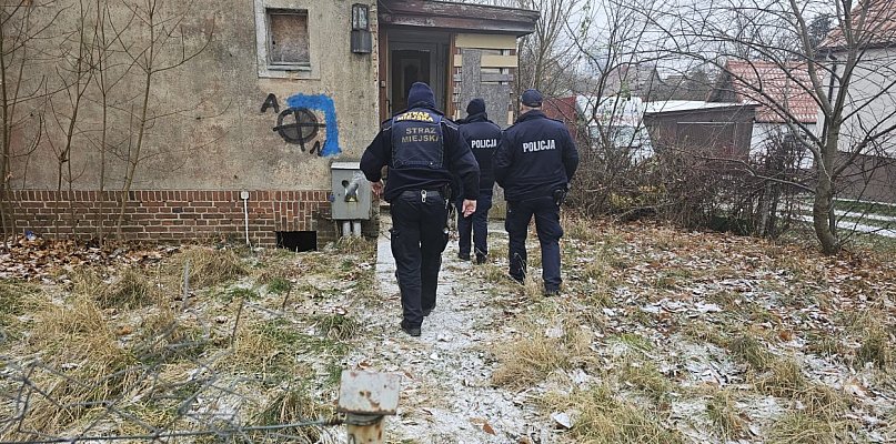 Służby patrolują miasto i pomagają bezdomnym przed zimą. - 50919