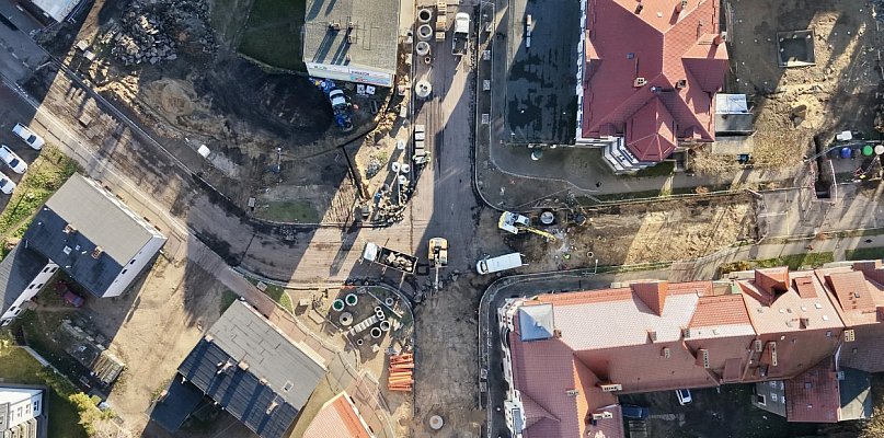 Tak powstaje nowe rondo w centrum Szczecinka [WIDEODRON] - 50991
