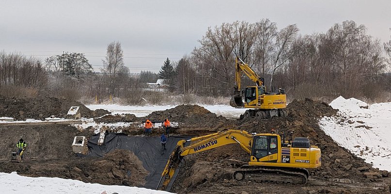 Mróz spowolnił prace na S11 Bobolice–Szczecinek