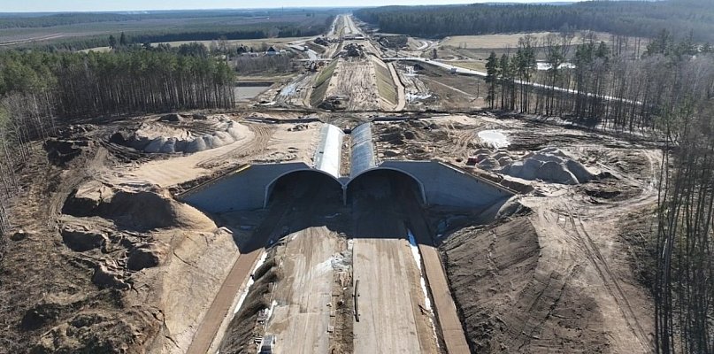 Po zimie widać przyspieszenie na budowie S11 Bobolice–Szczecinek